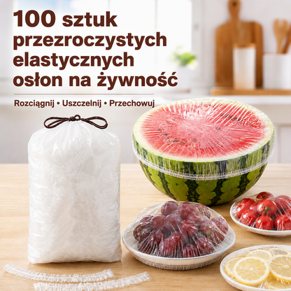 ✨🥗 💥Worki do przechowywania świeżości – 100 szt. wielokrotnego użytku, PEHD/PEBD i elastyczne.