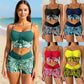 🔥Damski dwuczęściowy strój kąpielowy z nadrukiem