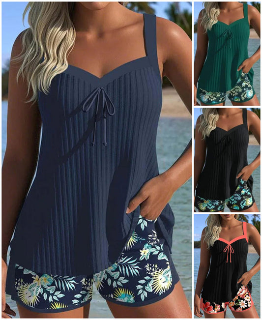 👙Strój kąpielowy i szorty z nadrukiem