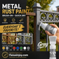 ✨🔥🖌️Odśwież pomalowane powierzchnie jednym prostym psiknięciem!✨🏠Farba metaliczna w kolorze srebrnym na bazie wody z wbudowanym pędzelkiem💥👍