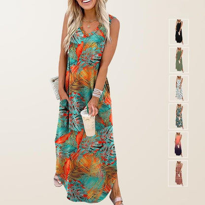 🌷【M-3XL】 Letnia sukienka w stylu wakacyjnym