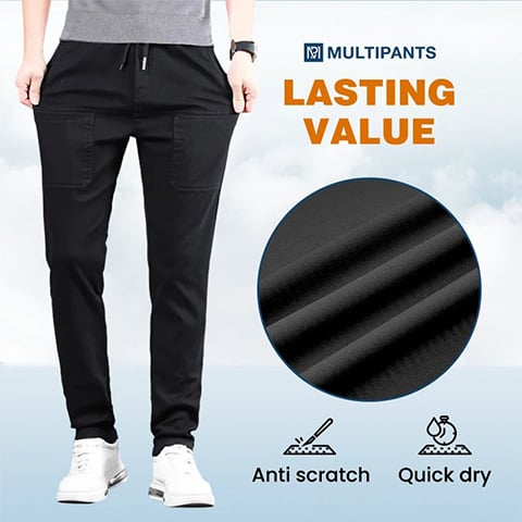 🔥👖【S-4XL】Wytrzymałe spodnie cargo z wieloma kieszeniami o wysokim stopniu rozciągliwości