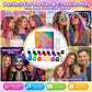 🎨 Zestaw 12 kolorów kredy do włosów –  OFERTA LIMITOWANA!✨ Tymczasowa, łatwa w zmyciu, idealna na imprezy, Halloween i karnawał. 💃Z aplikatorami w zestawie – szybka i prosta zmiana stylizacji! 🌈