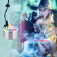 🌫️ Ultradźwiękowy wytwarzacz mgły 12 LED – gęsta mgła i kolorowe światło na każdą imprezę! 🎃✨