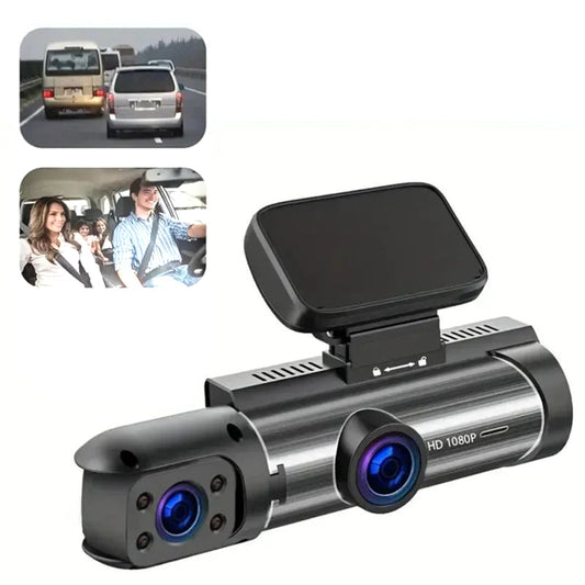 🚗Kamera samochodowa z 170° kątem widzenia i podwójnym obiektywem 1080p