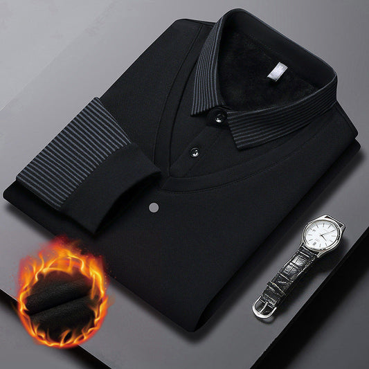 🔥👔Fałszywy dwuczęściowy sweter męski z ciepłą dzianiną
