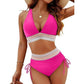 🩱2-częściowy zestaw bikini z dekoltem w szpic