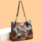 🥳50 Oferta 👜Modna patchworkowa damska torba na ramię