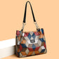 🥳50 Oferta 👜Modna patchworkowa damska torba na ramię