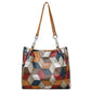🥳50 Oferta 👜Modna patchworkowa damska torba na ramię