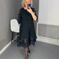 👗【M-3XL】Kwiecista sukienka z długim rękawem
