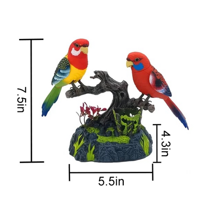 🦜Elektryczne, sterowane bateryjnie papugi głosowe - 🥀Ożyw swój ogród