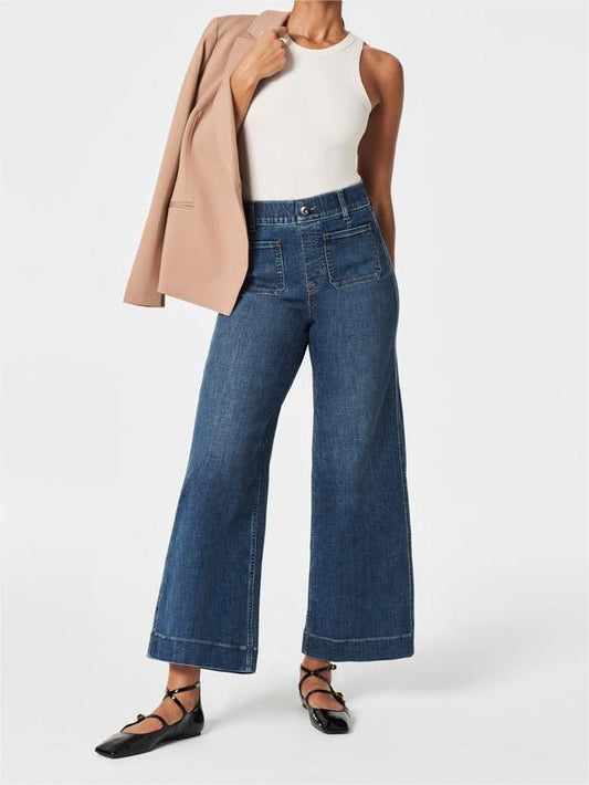 【M-4XL】👖 Dżinsy z szerokimi nogawkami o szerokości siedmiu dziesiątych