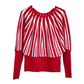 Modny sweter damski z luźnym rękawem typu batwing