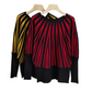 Modny sweter damski z luźnym rękawem typu batwing