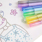 🎨Kolorowe Pisaki z Brokatem – Twórz Iskrzące Dzieła Sztuki!💖