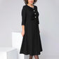 🎀Czarna elegancka sukienka plus size