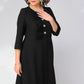 🎀Czarna elegancka sukienka plus size