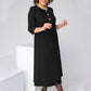 🎀Czarna elegancka sukienka plus size