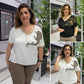 💞Elegancki damski top z nadrukiem