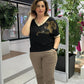 💞Elegancki damski top z nadrukiem