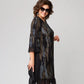 Damskie luźne sukienki w pionowe paski Plus Size Plus Size