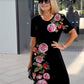 🌹Luźna letnia sukienka z nadrukiem 3D