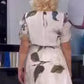 🌹Kwiatowa sukienka plus size z paskiem