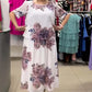 2-częściowy zestaw Peony Print Dress