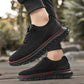 Fliwos Męskie oddychające, lekkie sneakersy z dzianiny patchworkowej