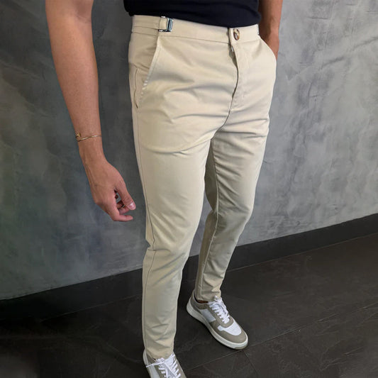 💖👖Spodnie męskie Slim Fit z elastyczną talią