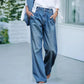 👖 Damska jeansy casualowe z efektem sprania