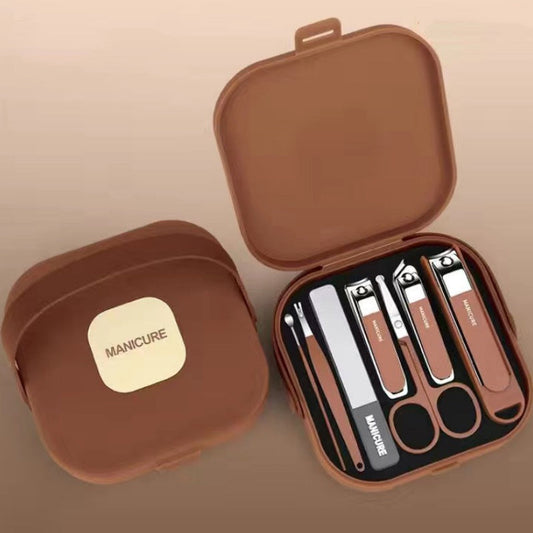 💥✂️Portable 7-częściowy zestaw do manicure z obcinaczem do paznokci