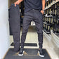 👖 Męskie spodnie slim fit w jednolitym kolorze