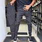 👖 Męskie spodnie slim fit w jednolitym kolorze