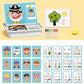 Puzzle magnetyczne Ubieranie twarzy Gra podróżna Dwustronna przedszkolna edukacyjna zabawka edukacyjna dla dzieci