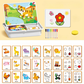 Puzzle magnetyczne Ubieranie twarzy Gra podróżna Dwustronna przedszkolna edukacyjna zabawka edukacyjna dla dzieci