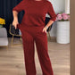 【S-5XL】💝Elegancki 3-częściowy zestaw zawierający długi kardigan, bluzkę i spodnie