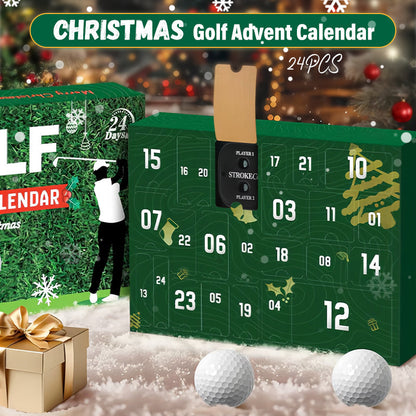 ⛳️24-Częściowy świąteczny kalendarz adwentowy z motywem golfa