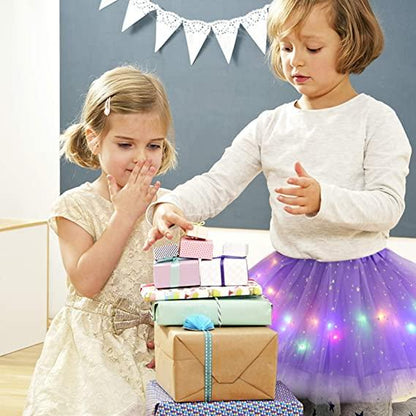 Magiczna, błyszcząca spódniczka baletowa z diodami LED