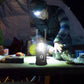 Lampa kempingowa zasilana energią słoneczną
