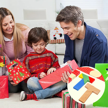 【1+1 gratis】Drewniana zabawka edukacyjna w kształcie litery T