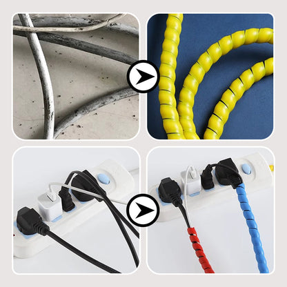 Elastyczna spiralna osłona do zarządzania okablowaniem