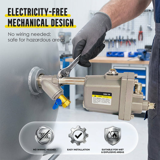 ⚙️Automatyczny zawór spustowy bez strat powietrza