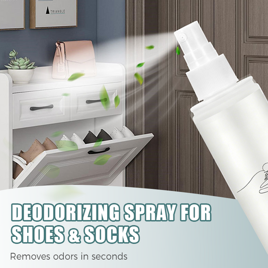 1+1 GRATIS✨Wysokoskuteczny spray dezodorujący i antybakteryjny do butów i skarpet