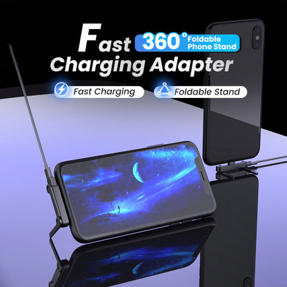 ⚡ Adapter 240W z podstawką 360° –KUP 1 → 1 GRATIS! OFERTA LIMITOWANA!✨ Boczny wtyk, składany i kompaktowy – do telefonów, słuchawek, laptopów i konsol. 💻Szybkie ładowanie i wygodne oglądanie! 📱