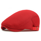 🧢 Przewiewna, płaska czapka z regulowanym paskiem – siateczkowa tkanina, klasyczny styl ivy cap 🍁