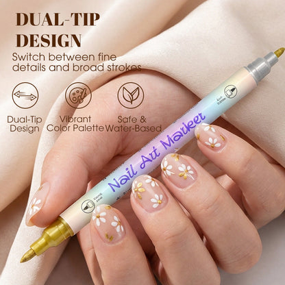 🎨 Piszaki do zdobienia paznokci dostępne w zestawie – prosty manicure i pedicure do samodzielnego wykonania w domu