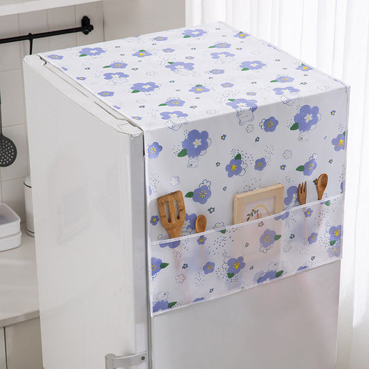 🧊 Pokrowiec na lodówkę z kieszeniami – ochrona typu “Peek-a-Boo” dla Twojej lodówki ✨
