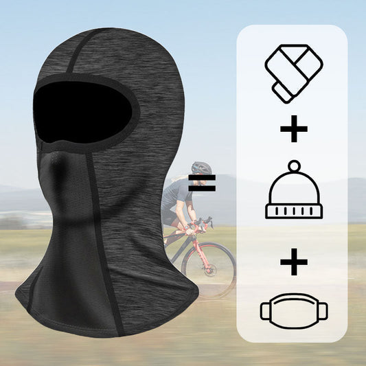 🌬️ TERAZ 50% ZNIŻKI!☀️ Wiatroodporna maska na całą twarz – filtr UPF 50+ i szybkoschnąca – oddychająca ochrona przeciwsłoneczna do jazdy na rowerze i motocyklu 🏍️